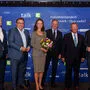 Industriestandort Steiermark: Quo vadis? Kainersdorfer (Vorstandsmitglied voestalpine), Graf (Vorstandsdirektor Energie Steiermark), Neumann (Vorstandsvorsitzende Siemens AG Österreich), Wolf (Moderator), Malleg (GF CONFIDA Steiermark), Karas (Vizepräsident des Europäischen Parlaments) diskutierten