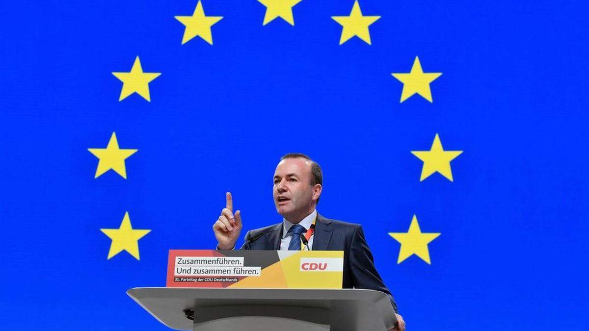 EVP-Spitzenkandidat Manfred Weber 