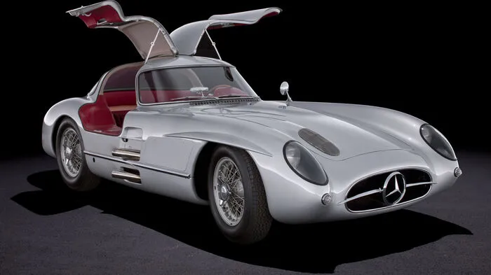 Das Uhlenhaut-Coupé trug Flügeltüren wie der Mercedes 300 SL
