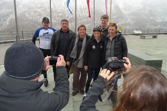 Das Team der Amerikanischen Botschaft war ein begehrtes Fotomotiv.
