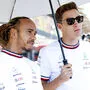 Lewis Hamilton (links) und George Russel