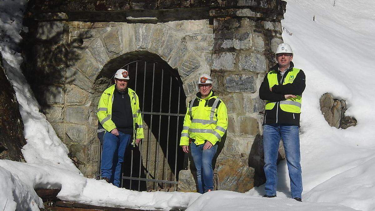 Das Forschungsteam der Montanuniversität Leoben: Gerold Wölfler, Michael Nöger und Christian Heiss