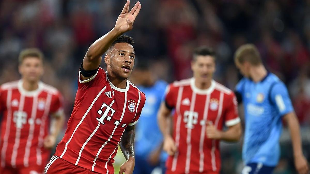 Corentin Tolisso stellte sich bei den Bayern-Fans vor