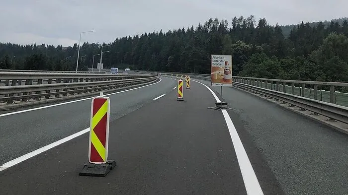 Zachgrabenbrücke: bis September nur einspurig befahrbar