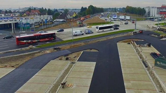 Nur der Park&Ride-Parkplatz ist noch nicht ganz fertig