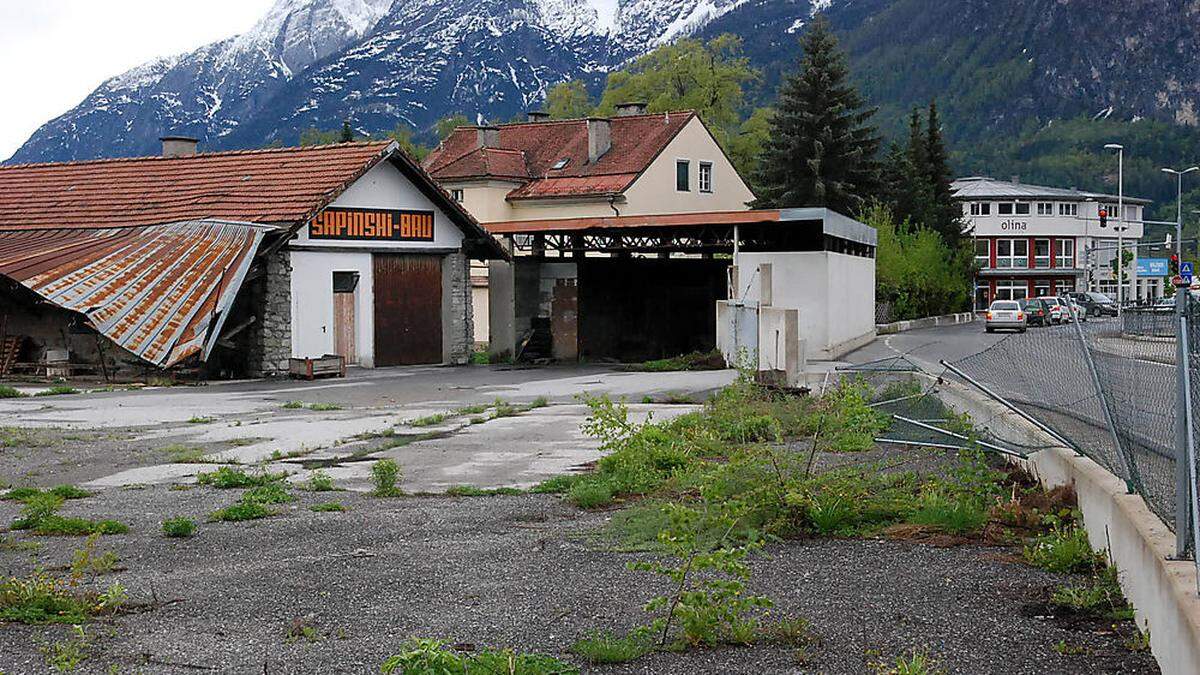 Auf diesem Gelände entsteht ein neuer Mpreis, Verfahren für Betriebsanlagengenehmigung läuft 