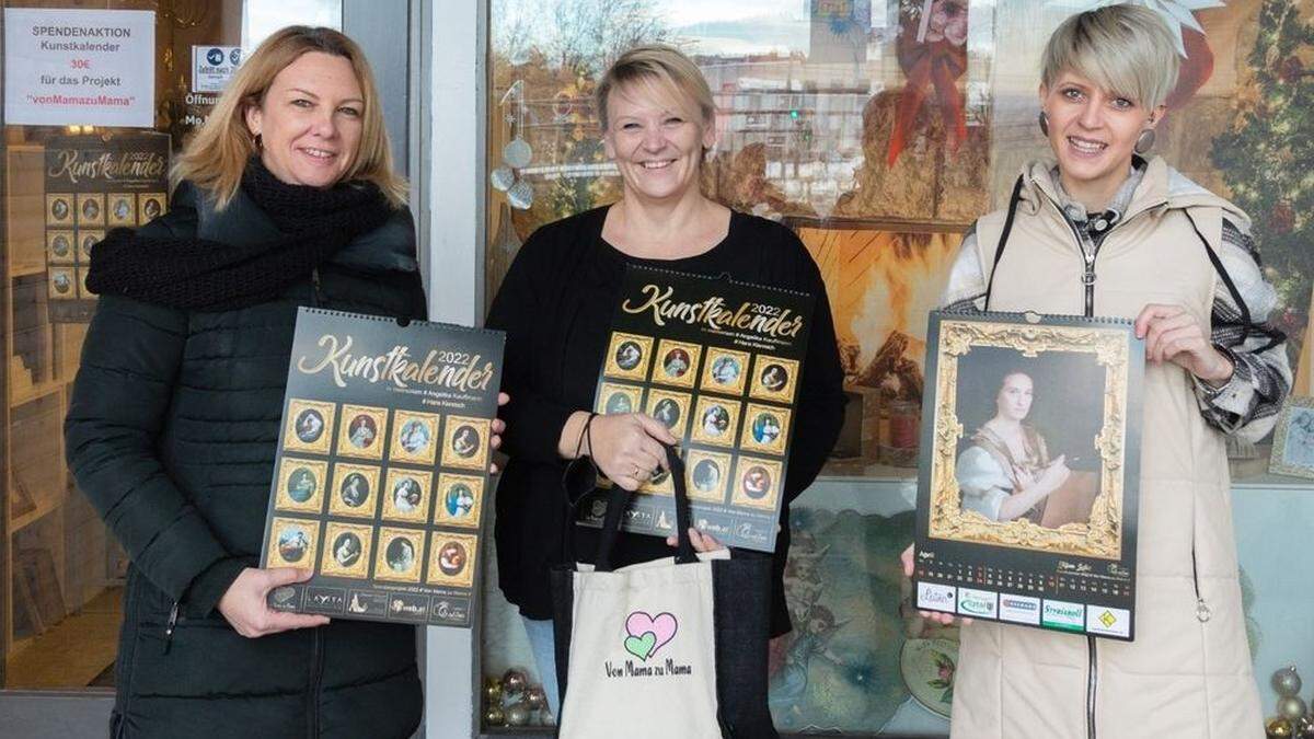 Schneiderin Andrea Matzhold, Fotografin Sabina Saurer und &quot;Von Mama zur Mama&quot;-Gründerin Sarah Bauernhofer