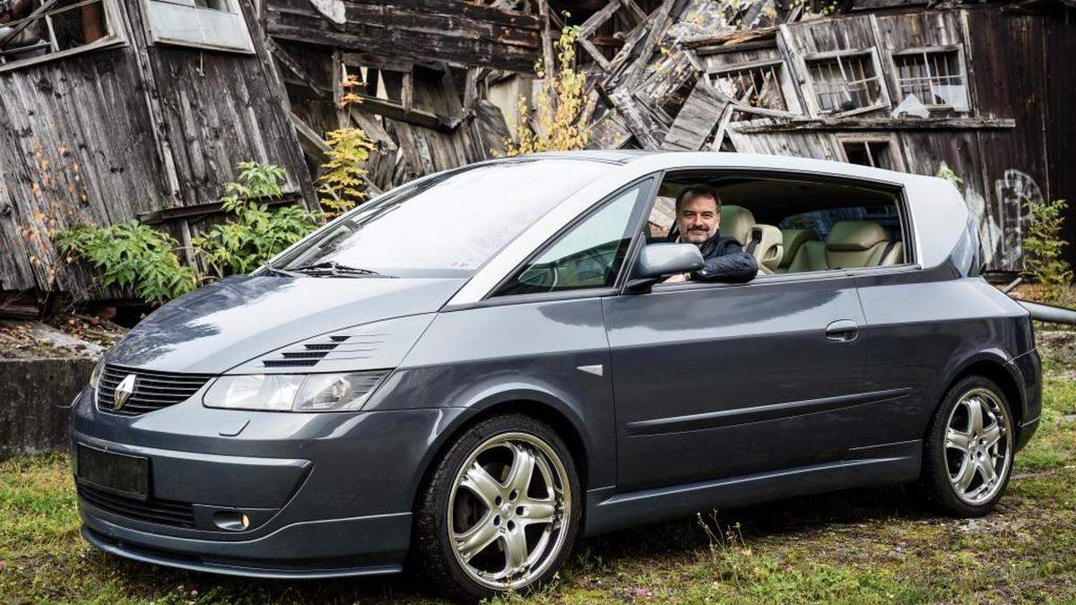 Franz Kopr ist begeisterter Renault Avantime-Fahrer und organisierte ein internationales Treffen in Kärnten