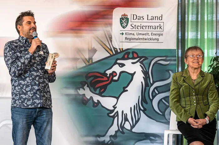 Platz 1. Amphibienschutzprojekt der Naturschutzjugend Steiermark  - Oliver Gebhardt freute sich über Platz 1 in der Kategorie NGO´s, Vereine, Gemeinden, Körperschaften öffentlichen Rechts.