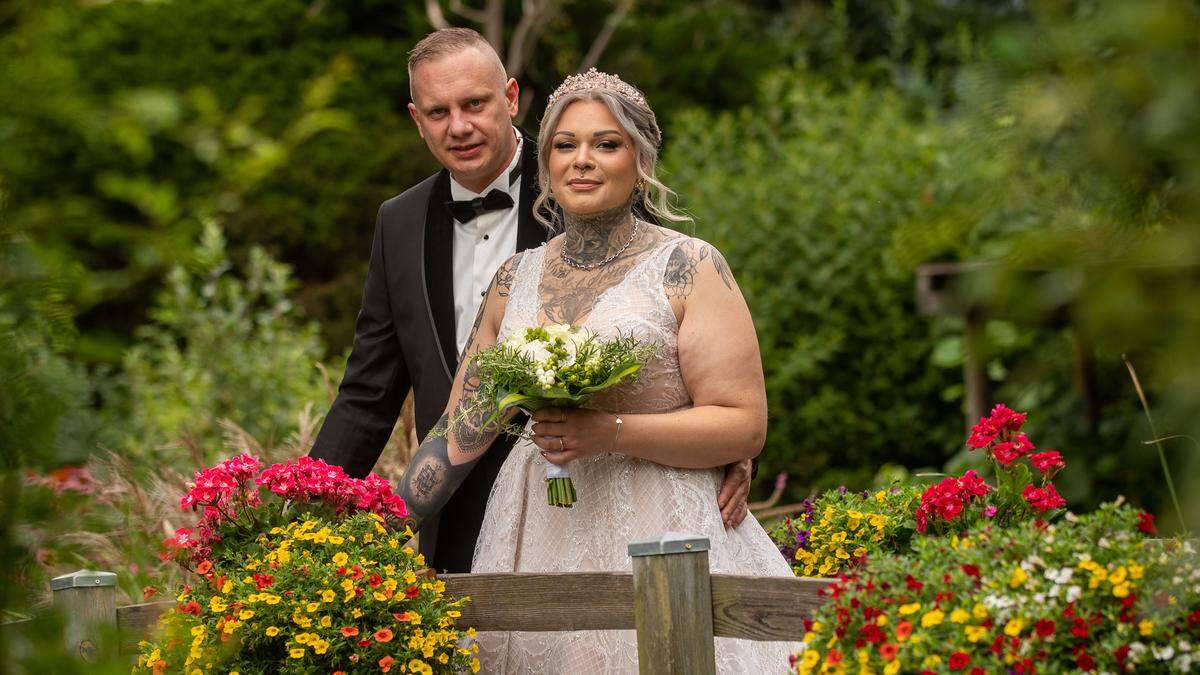 Verena Lang und Stefan della Pietra aus Leoben sind frisch verheiratet