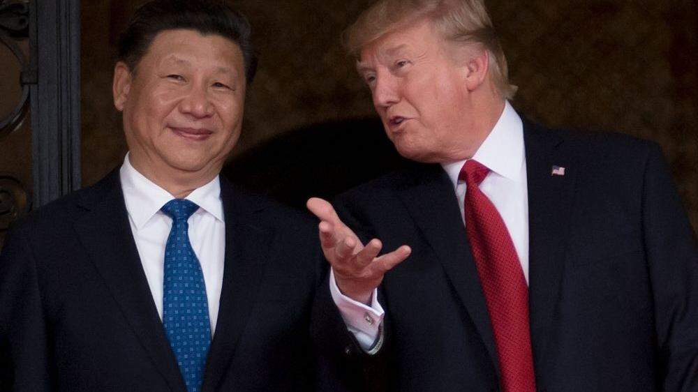 Xi Jinping und Donald Trump 