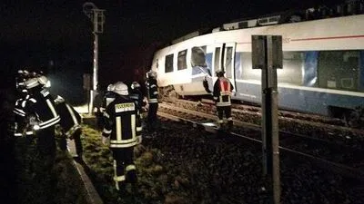 Erstes Bild von der Unfallstelle.