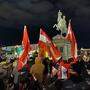 Etwa 200 bis 300 Teilnehmer waren bei der anschließenden Demo