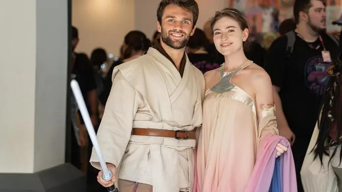 Viele Besucherinnen und Besucher kamen im Cosplay.