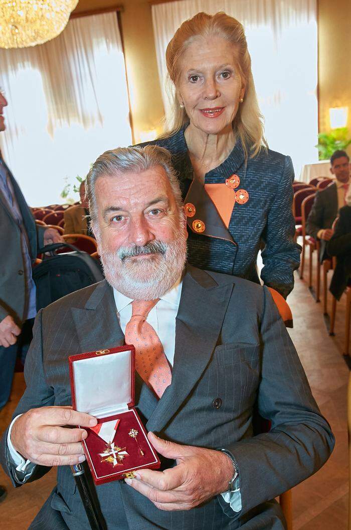 Mit ihrem Partner Gerhard Tötschinger, der 2016 verstarb