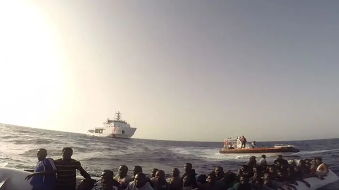 Der Rettungseinsatz auf offener See