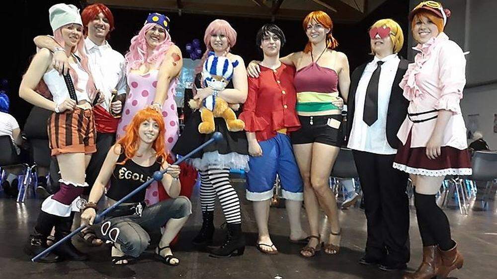 Das Team des „Anime-Manga-Cafés“ auf der „Harucon“ im letzten Jahr