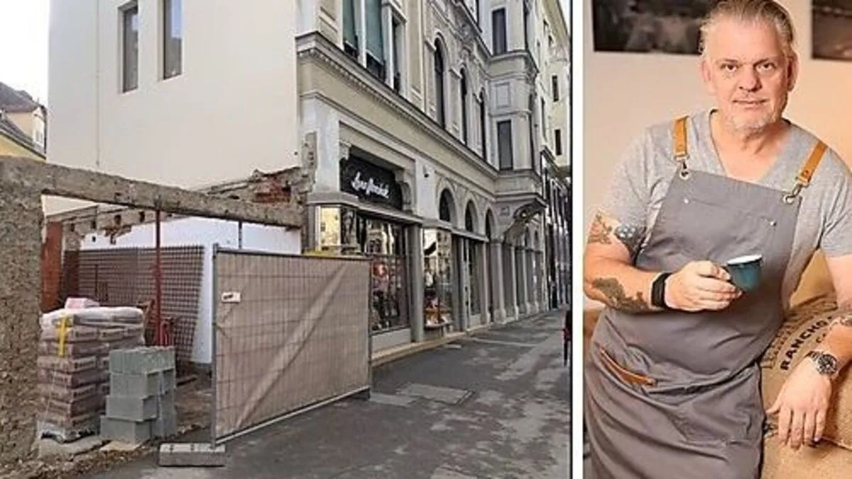 Joanneumring: Gleich neben der Filiale von Lena Hoschek ist bald Kaffee in Mode