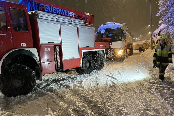 Lkw-Bergung in Villach