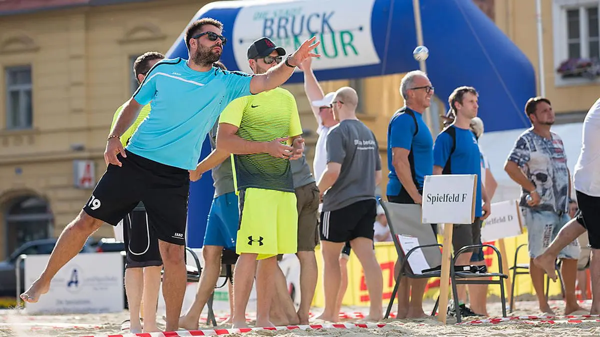 Boccia steht bei „Beach an der Mur“ auf dem Programm