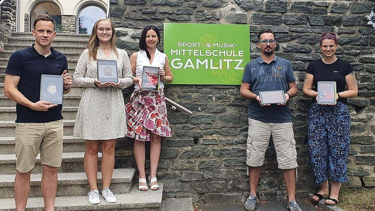 Patrick Schlatte, Katrin Kos, Bianca Kremser, Jochen Pießnegger und Viktoria  Radkohl (v.l.) 