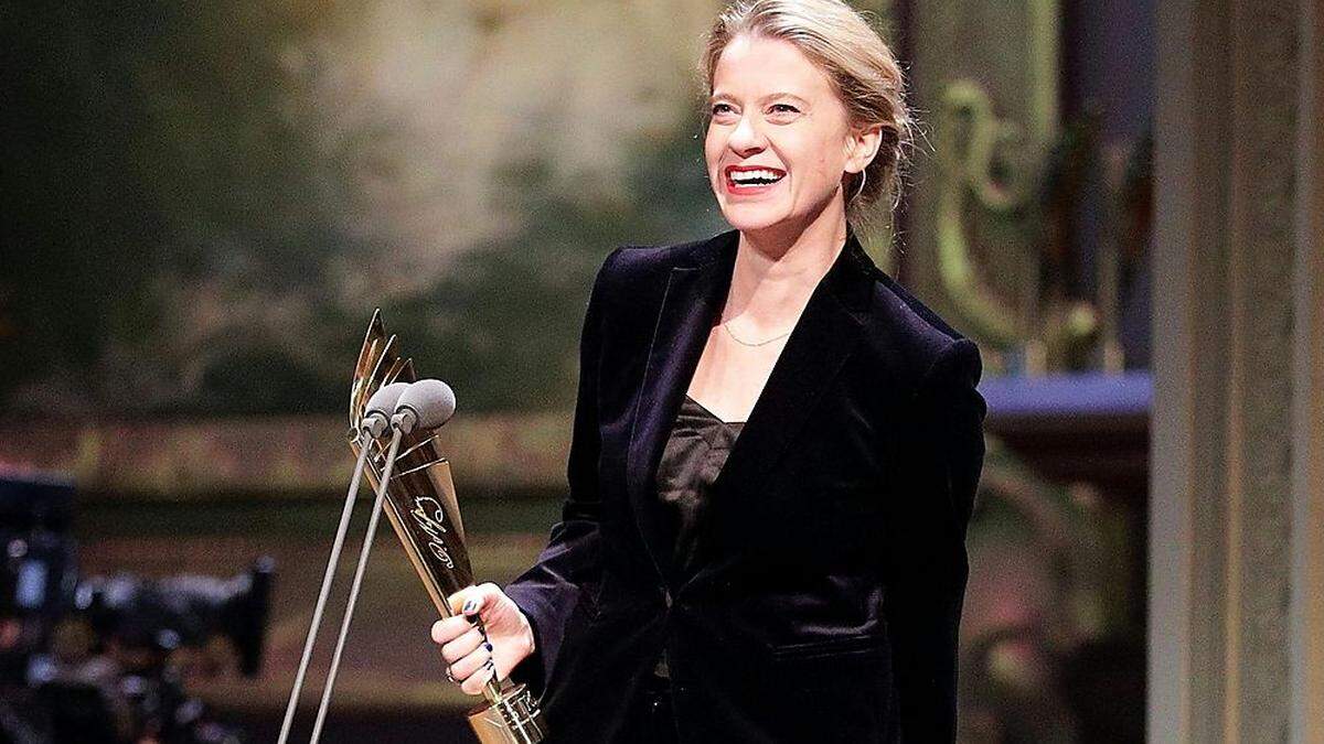 Nestroy für die beste Schauspielerin Caroline Peters