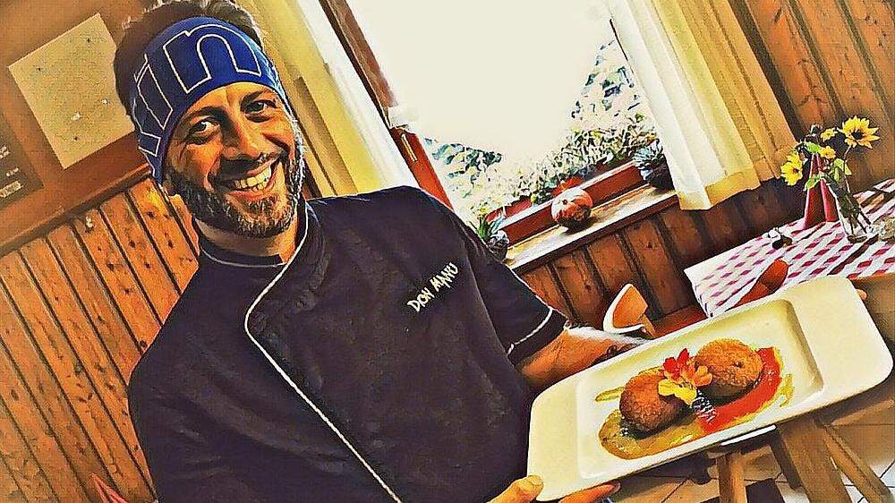 Auf der Italosteirer Emanuele Salpietra in Leoben kocht weiter für seine Gäste