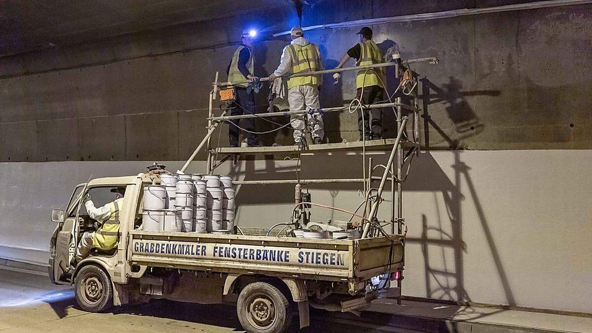 Arbeiten im Plabutschtunnel  (Archivbild)