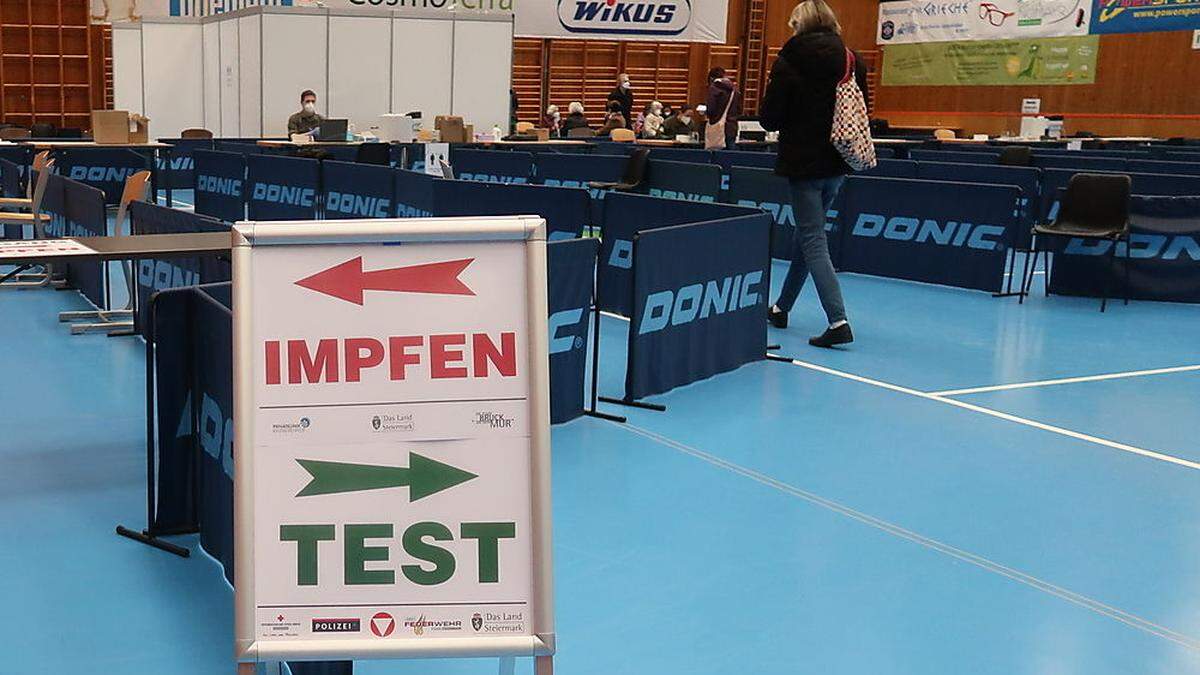 Impf- und Teststraßen sind heute in Vollbetrieb