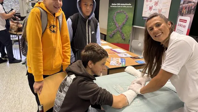 Jugendliche aus der Obersteiermark konnten beim „Tag der Gesundheit“ in der Schule für Gesundheits- und Krankenpflege in Leoben in Spitalsberufe hineinschnuppern