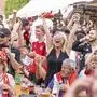 Public Viewing EM Spiel Österreich Holland Neuer Platz Klagenfurt Juni 2024