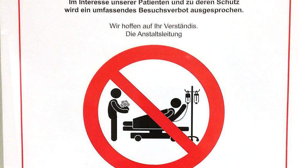 Coronavirus: Besuchsverbot in steirischen Spitälern