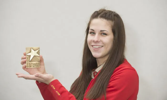 Ehrung Stars of Styria an Billa, Fr. Melanie Malli