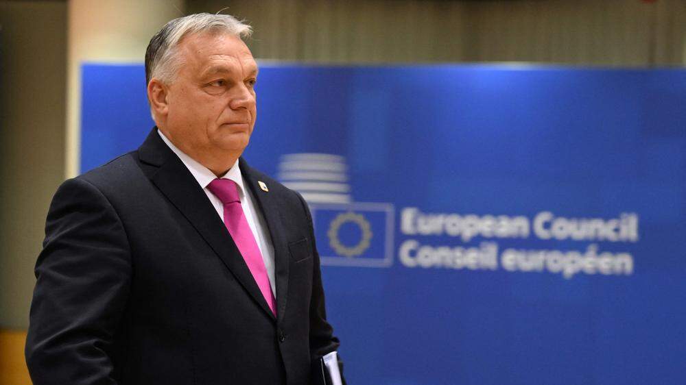 Viktor Orbán in Brüssel: Das nächste Veto droht