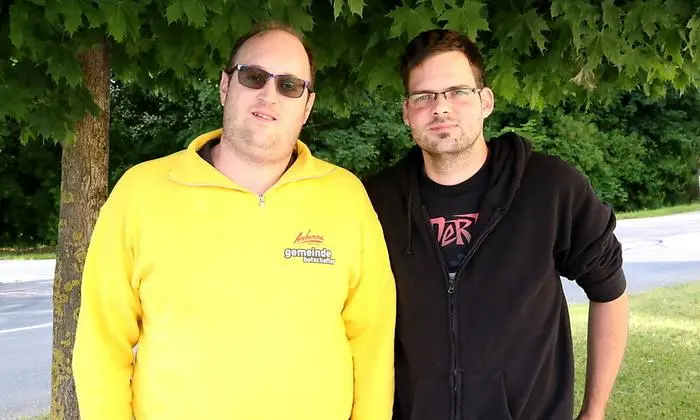 Martin Klingbacher (links) und Lukas Wagner 