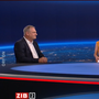 Schuldirektor Christian Klar (ÖVP, links im Bild) und der Ex-Wiener Bildungsdirektor Heinrich Himmer (SPÖ) zu Gast in der ZiB2 bei Margit Laufer