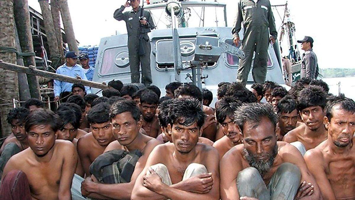 Viele Menschen kommen illegal von Bangladesch oder Myanmar nach Thailand