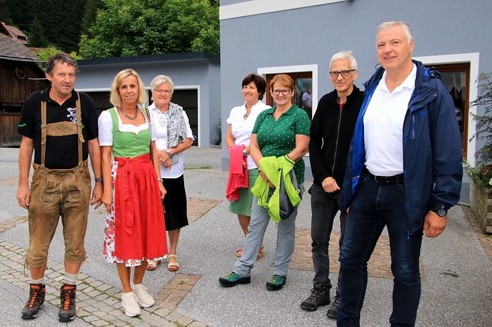 Zum Gottesdienst kamen auch heuer wieder Fuß-Wallfahrer aus Salla und Kainach.