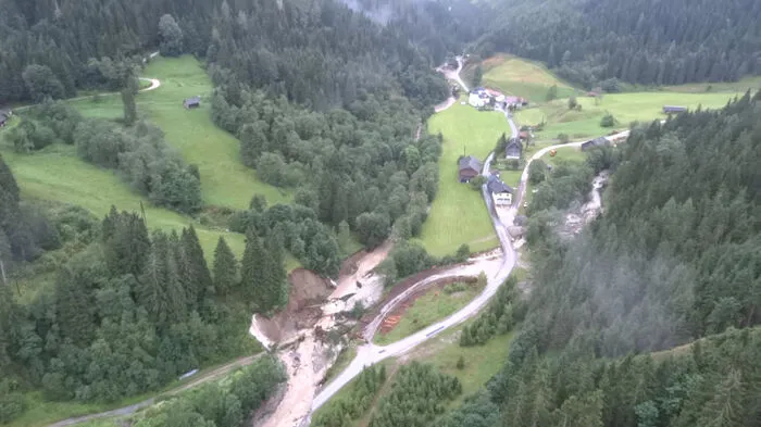 Die Unwetter richteten in den Sölktälern massive Schäden an.