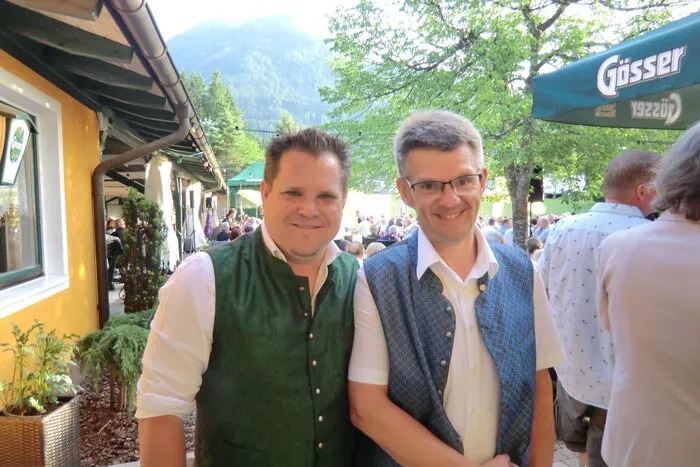 Auch mit dabei: Galliziens Bürgermeister Hannes Mak und Ehrengast Markus Tschischej.