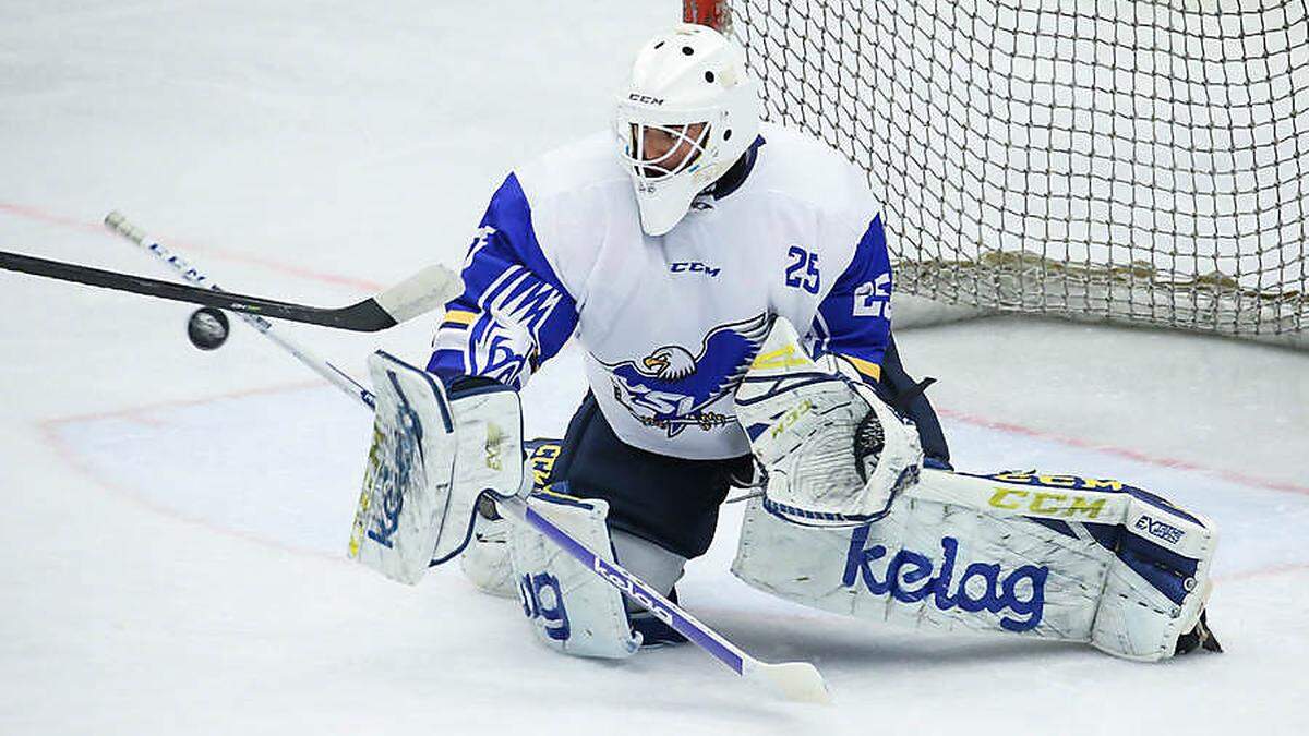 Backup Alexander Schmidt dürfte morgen im Heimspiel gegen Innsbruck von Beginn an spielen