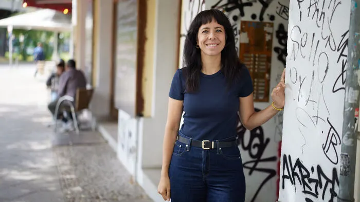 Mit Elif Eralp beim Wahlkampf in Kreuzberg