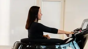 Die Geräte im Studio verbinden Bewegung mit Infrarot