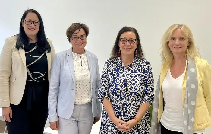 Von links: Vizebürgermeisterin Sarah Katholnig, Christa Rados, Beate Prettner, Brigitta Lienbacher