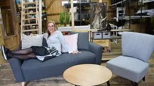 Sogar in eine alte Scheune zaubert Edith Hanschitz im Nu heimelige Wohlfühl- Atmosphäre