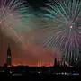 Das Feuerwerk 2023 beim Festa del Redentore in Venedig begeisterte die Zuseher
