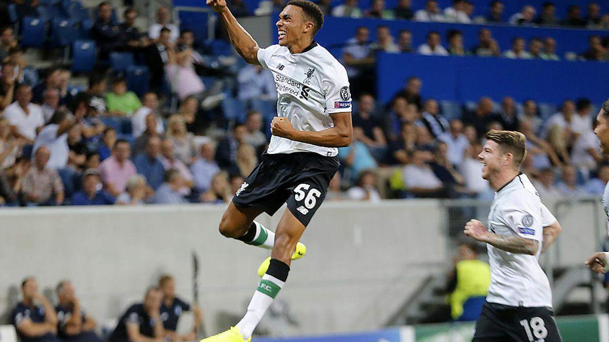 Trent Alexander-Arnold schoss Liverpool in Hoffenheim in Führung 