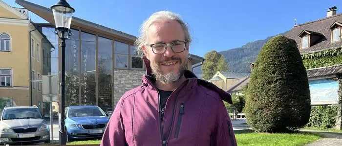 Seit zwei Jahren leitet Benjamin Mader-Bock das Hospizteam Admont-Gesäuse