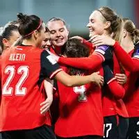 Große Freude bei den ÖFB-Frauen