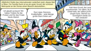 Tick, Trick, Track, Donald und Daisy machen sich auf nach Wien